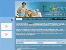 Tablet Screenshot of ekodent.pl